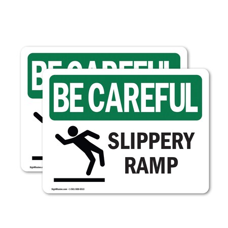 Signmission 5 in Height, 7 in Width, Vinyl Decal, Rectangle OS-2PACK-BC-D-57-L-10048